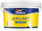 Краска DULUX ACRYL MATT латексная для внутренних работ бесцветная база С 9л