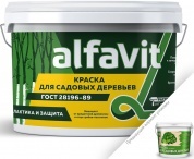 Краска для садовых деревьев Krafor ALFAVIT 1,2кг (6)
