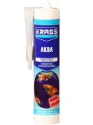 Герметик силиконовый KRASS для аквариумов (Аква) бесцветный 300мл
