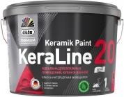 Краска Düfa Premium KeraLine Keramik Paint 20 для влажных помещений полуматовая белая база 1 2,5л