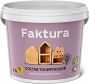 Защитный состав Faktura для древесины водорастворимый орех 0,9л