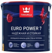 Краска TIKKURILA EURO POWER-7 латексная для внутренних работ 9л
