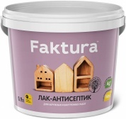 Лак-антисептик Faktura с воском и ионами серебра орех 0,9л