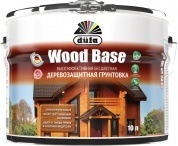 Грунт Dufa Wood Base для защиты древесины с биоцидом бесцветная 10л