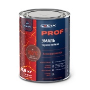 Эмаль Лакра PROF IT термостойкая антикоррозионная до 700С красно-коричневый 0,8 кг