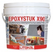 Затирка для швов Литокол EPOXYSTUK X90 (A+B) №15 (серый) 10кг