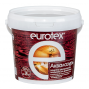 Декоративное средство Eurotex Аквалазурь для древесины ваниль 0,9л