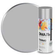 Эмаль Лакра Termo аэрозольная термостойкая +300С аллюминий 1300