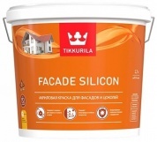 Краска TIKKURILA FACADE SILICON акриловая для цоколей и фасадов 2,7л