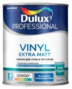 Краска DULUX PROFESSIONAL VINYL EXTRA MATT для потолка и стен глубокоматовая база С 2,25л
