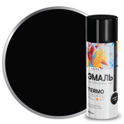 Эмаль Лакра Termo аэрозольная термостойкая +300С черный 1200
