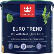 Краска TIKKURILA EURO TREND интерьерная для обоев и стен 0,9л