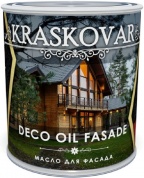 Масло для фасада Kraskovar Deco Oil Fasade Орех гварнери  0,75л