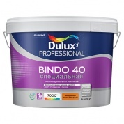 Краска DULUX BINDO 40 латексная полуглянцевая белая база А 9л