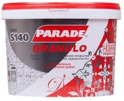 Декоративное покрытие PARADE DECO Granulo S140 с эффектом зернистости белый 15кг