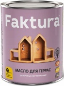 Масло Faktura для террас с натуральным воском и тунговым маслом 2,7л